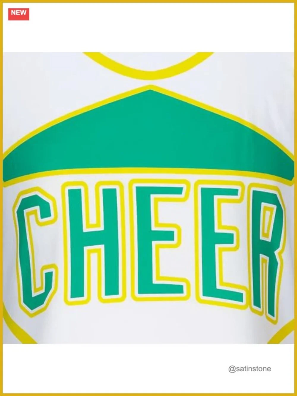 Girls Cheerleader Costume Set with Pleated Skirt and Pom Poms